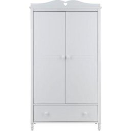 Fantasykids Kleiderschrank Emma Schrank 2 türig, Breite 108 cm, weiß