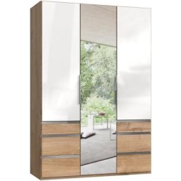 Fresh To Go Kleiderschrank Level mit Glas-und Spiegeltüren