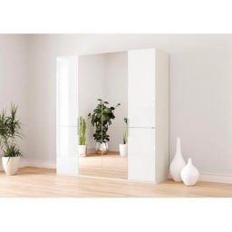 GALLERY M branded by Musterring Drehtürenschrank Imola W inkl. Einlegeböden und Kleiderstangen, mit Glas- und Spiegeltüren