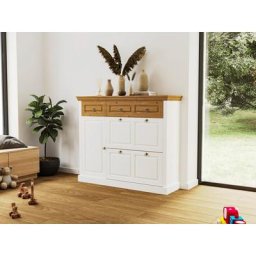 Home affaire Kommode Basilico, Aus massiver Kiefer