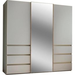 rauch Schwebetürenschrank Yubari grifflose Front, Schubkästen mit Selbsteinzug und Dämpfung