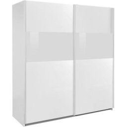 Wimex Schwebetürenschrank Bramfeld mit Glaselementen und zusätzlichen Einlegeböden