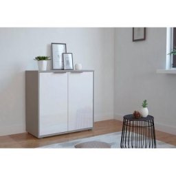 WIEMANN Hochkommode Monaco, mit Glasfront, vormontiert