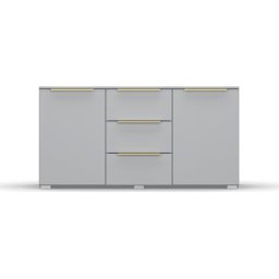 rauch Kommode Skat Glamour, mit goldenen Griffen