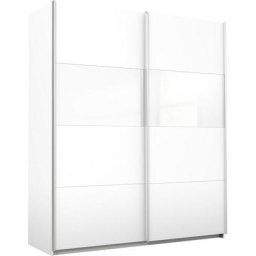 rauch Schwebetürenschrank Quadra mit Glaselementen
