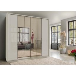 WIEMANN Kleiderschrank Kansas mit Spiegel und Glas