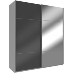 Wimex Schwebetürenschrank Easy mit Glas und Spiegel