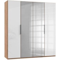 Fresh To Go Kleiderschrank Level mit Glas- und Spiegeltüren