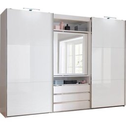 Fresh To Go Schwebetürenschrank Magic mit drehbarer Spiegeltür