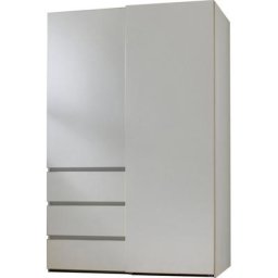 rauch Schwebetürenschrank Yubari grifflose Front, Schubkästen mit Selbsteinzug und Dämpfung
