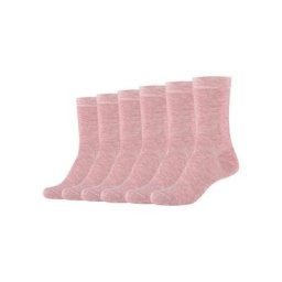 Camano Socken (Packung, 6-Paar) Mit hangekettelter Zehennaht