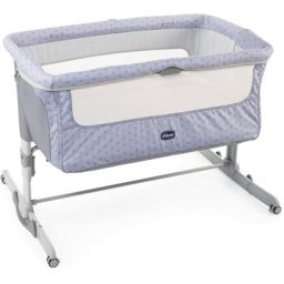 Chicco Beistellbett Next2Me Dream, Silver, mit Tragetasche