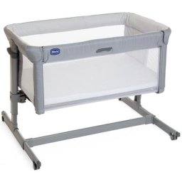 Chicco Beistellbett Next2Me Dream Evo, Grey, Bezug teilweise aus recyceltem Material