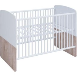 Lüttenhütt Babybett, Babybett mit Liegefläche 70 x 140 cm, höhenverstellbarer Lattenrost