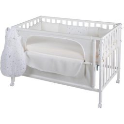 roba® Babybett Room Bed, safe asleep®, Sternenzauber weiß, 4-tlg.
