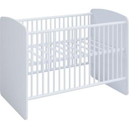 Lüttenhütt Babybett, Babybett mit Liegefläche 70 x 140 cm, höhenverstellbarer Lattenrost