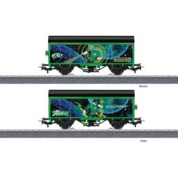 Märklin Güterwagen Märklin Start up - Gedeckter Güterwagen Green Lantern - 44830, Spur H0, Made in Europe