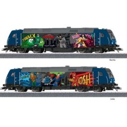 Märklin Diesellokomotive BR 285 Superhelden - 36656, Spur H0, mit Licht und Sound, Made in Europe