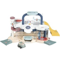 Smoby Spiel-Parkgarage Little Smoby, Multi-Garage, inklusive 1 Mini-Flitzer