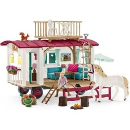 Schleich® Spielwelt HORSE CLUB, Wohnwagen für geheime Club-Treffen (42593)