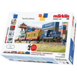 Märklin Modelleisenbahn-Set Märklin Start up - Containerzug - 29453, Spur H0, Für Einsteiger, Made in Europe