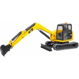 Bruder® Spielzeug-Bagger CAT Minibagger, 1:16, gelb, Made in Europe
