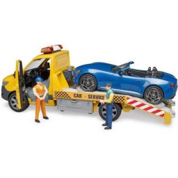 Bruder® Spielzeug-Bus Mercedes Benz Sprinter Autotranspoter (2675), mit Licht & Sound, Made in Germany