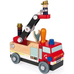 Janod Spielzeug-Feuerwehr Brico Kids, FSC®- schützt Wald - weltweit