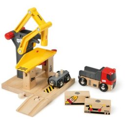 BRIO® Spielzeug-Eisenbahn BRIO® WORLD, Frachtverladestation, für Spielzeugeisenbahn, FSC®- schützt Wald - weltweit