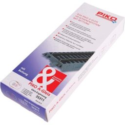 PIKO Gleise-Set A-Gleis mit Bettung B, (55311), H0
