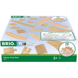 BRIO® Gleise-Set BRIO® WORLD, Schienensortiment Deluxe, (Set), Made in Europe, FSC®- schützt Wald - weltweit