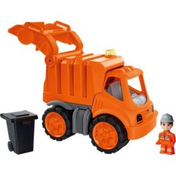 BIG Spielzeug-Müllwagen Power-Worker Müllwagen + Figur, Made in Germany