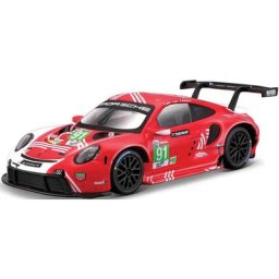 Bburago Sammlerauto Porsche 911LeMans 20, rot, Maßstab 1:24