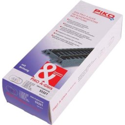 PIKO Gleise-Set A-Gleis mit Bettung C, (55321), H0