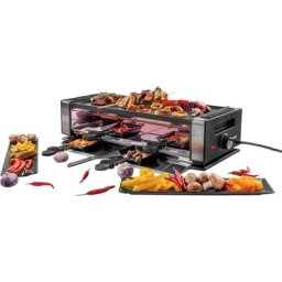 Unold Raclette 48730 Finesse Basic, 8 Raclettepfännchen, 1200 W