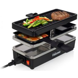 Tristar Raclette RA-2741 Connect, 2 Raclettepfännchen, 400 W, für 2 Personen, Erweiterbar auf 5 Raclettes