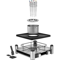 WMF Raclette Lumero Gourmet Station 3-in-1, 8 Raclettepfännchen, 1800 W