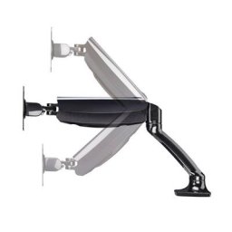 Hama Monitorarm FULLMOTION, 66 cm (26), Gasfeder, Schwarz Monitor-Halterung, (bis 26 Zoll)