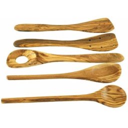 Olivenholz-erleben Kochbesteck-Set (5-tlg)
