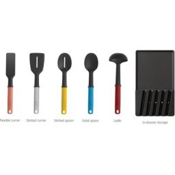 Joseph Joseph Kochbesteck-Set Elevate™ (Set, 6-tlg), mit Schubladen-Aufbewahrung