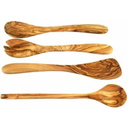 Olivenholz-erleben Kochbesteck-Set (4-tlg)