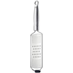 RÖSLE Küchenreibe, Edelstahl 18/10, (1-St), Mittelreibe für Rohkostsalat und Käse, mit ergonomischem Griff