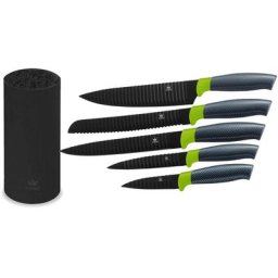 KING Messerblock Carbon Optic, Wellenschliff