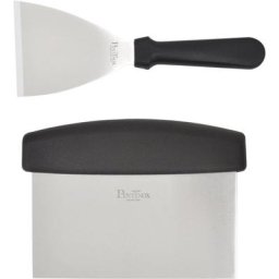 PINTINOX Küchenspachtel Professional, Set: Spachtel und Schabmesser, Edelstahl, spülmaschinengeeinget