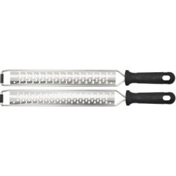 PINTINOX Küchenreibe Professional, Edelstahl, Kunststoff, (Set, 2-St), Set: grob und mittelgrobe Klinge, Edelstahl