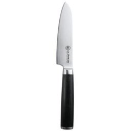 Carl Schmidt Sohn Santokumesser Konstanz, aus 67 Schichten japanischem Stahl, Klingenlänge 12,5 cm