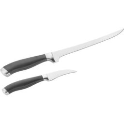 PINTINOX Messer-Set Coltelli Professional (Set, 2-tlg), (Filetiermesser, Gemüsemesser), Edelstahl, spülmaschinengeeignet