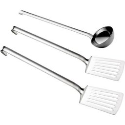 PINTINOX Kochbesteck-Set Professional (Set, 3-tlg), Grill/Kochbesteck (Schöpflöffel, 2 Bratenwender)