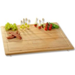 KESPER for kitchen & home Schneidebrett, Bambus, Gr. 56 x 50 cm