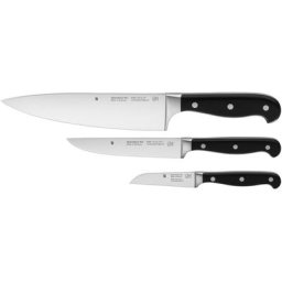 WMF Messer-Set Spitzenklasse Plus (Set, 3-tlg), Messerklingen aus Spezialklingenstahl, Made in Germany